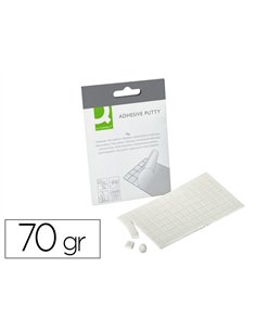 Pastille adhésive q-connect pré-découpée repositionnable étui 96 unités.