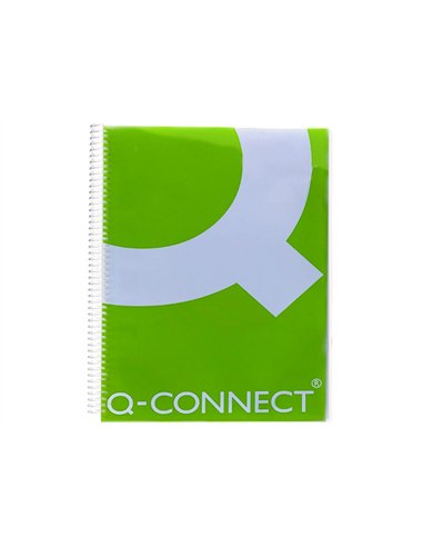 Spirale q-connect plastique transparent 32 5:1 120f calibre 2mm diamètre 16mm boîte 100 unités.