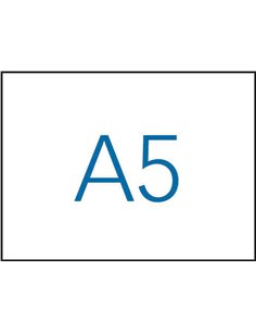 Lot de 200 étiquettes rectangulaires Apli 210 x 148 mm - Adhésif permanent - Bords droits - Blanc