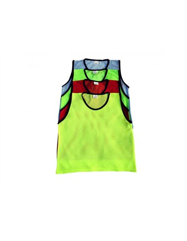 Chasuble first loisirs taille s 50x60cm coloris rouge lot 6 unites.