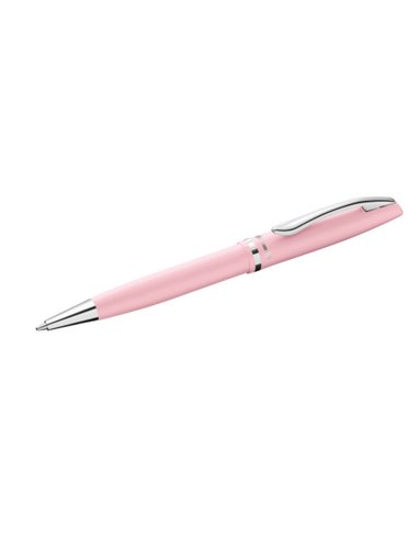 Stylo à bille Pelikan Jazz Pastel Twist - Pointe moyenne - Corps laqué - Rechargeable - Rose pastel