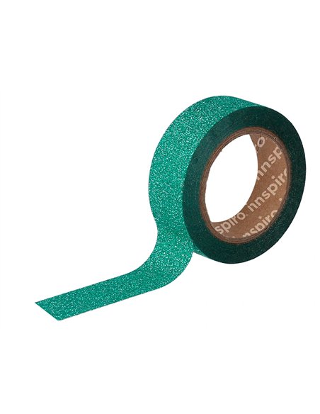 Set de 6 rubans masking tape washi foil serie glitter.
