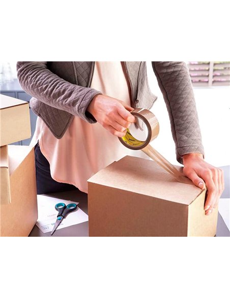 Ruban adhesif uhu rollafix brun 3x66mx50mm lot de 3u.