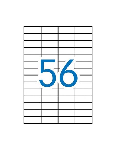 Étiquettes blanches permanentes Apli 52,5 x 21,2 mm - 100 feuilles