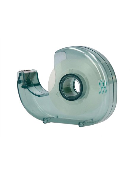 Mini devidoir liderpapel ecouse 100% plastique recycle pour ruban adhesif 33 mm x 19 mm.