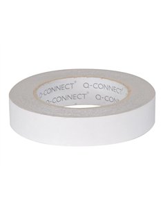 Ruban adhésif q-connect double face multiples fixations différents types surfaces 25mmx33m. 2