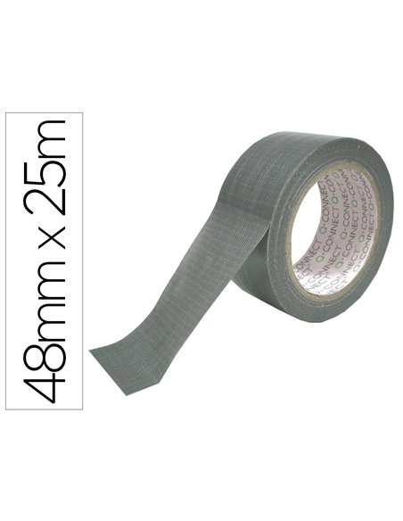 Ruban adhesif americain q-connect super resistant impermeable repare protege colle multi-usage 170 microns 48mmx25m.