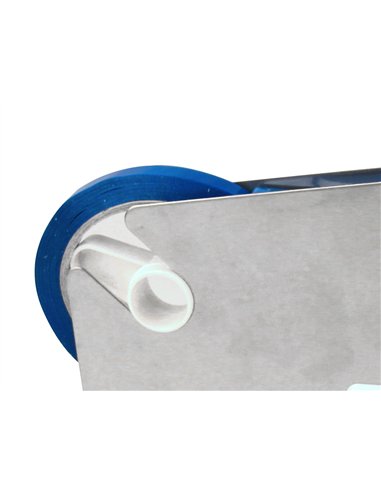Ruban adhésif q-connect scelleuse sac 9mmx66m coloris bleu.