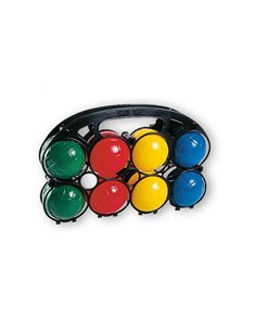 Jeux de kermesse first loisirs boules de petanque plastique avec cochonnet lo de 8.