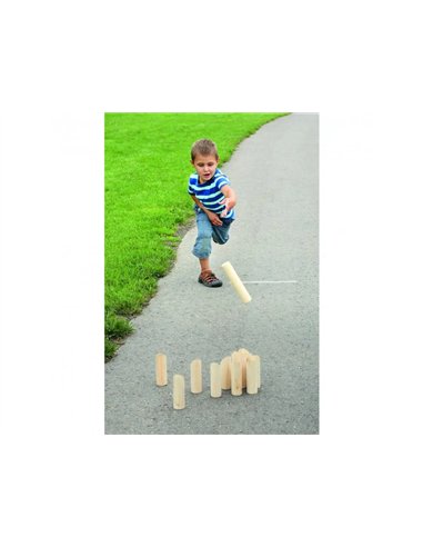 Jeux de kermesse jeu d quilles nordiques de 1 a 12 jeu interieur ou exterieur 12 quilles 1 baton bois.