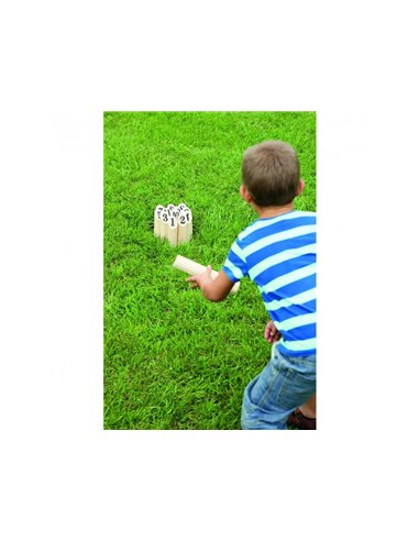 Jeux de kermesse jeu d quilles nordiques de 1 a 12 jeu interieur ou exterieur 12 quilles 1 baton bois.