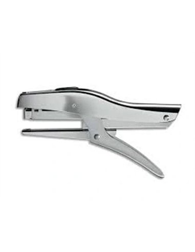 Pince à agrafer rexel 19 acier 94x27x219mm 20f agrafes sp19 coloris chromé.