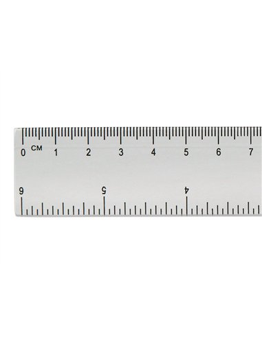 Regle liderpapel plastique cristal 15 cm.