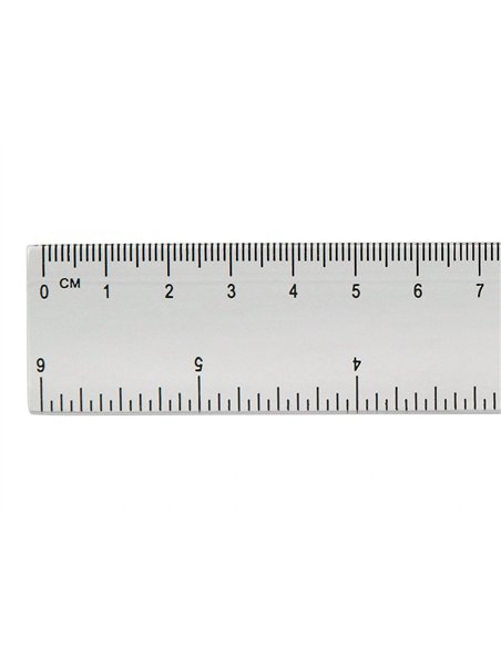 Regle liderpapel plastique cristal 15 cm.