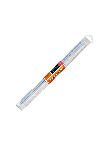 Regle a echelles maped abs 1couleur sur chaque face etui de protection1/500 - 1/1000 - 1/1250 - 1/1500 - 1/2000 -.