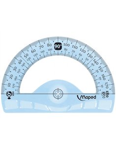 Rapporteur maped flex 180 degrés base 12cm incassable.