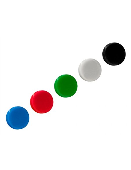 Aimant liderpapel ecouse pp 35mm pour tableaux magnetiques coloris assortis boite 10 unites.