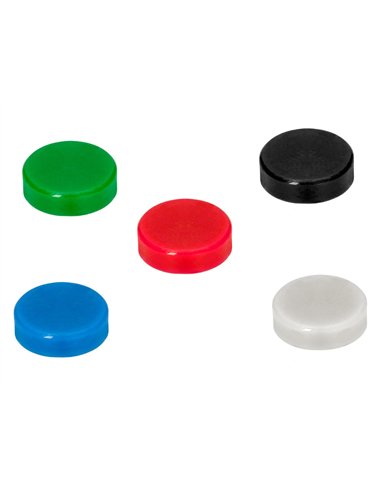 Aimant liderpapel ecouse pp 35mm pour tableaux magnetiques coloris assortis boite 10 unites.