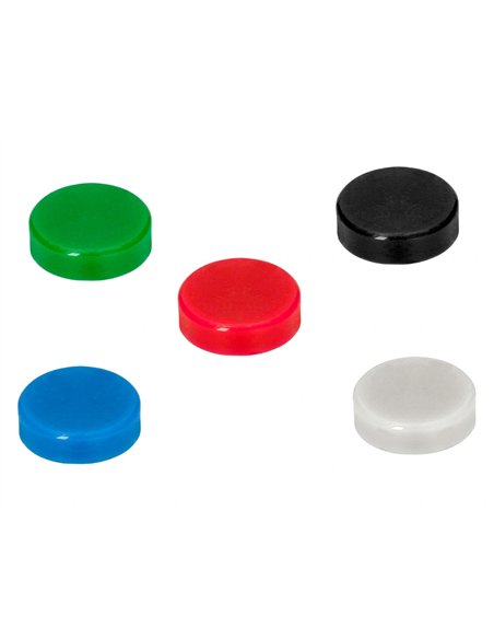 Aimant liderpapel ecouse pp 35mm pour tableaux magnetiques coloris assortis boite 10 unites.