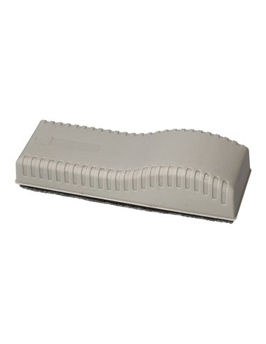 Brosse magnetique q-connect tableau blanc avec rechange de feutre remplacable 15x5,5x4,5cm.