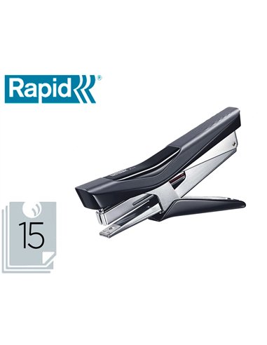 Pince agrafeuse rapid fixativ f11 métal agrafes nº10 capacité agrafage 15f.