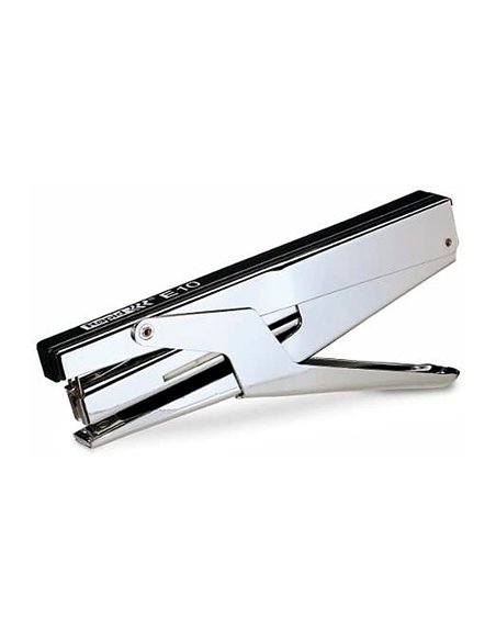Pince agrafeuse rapid e10 métal agrafes nº10 capacité agrafage 15f coloris chromé.