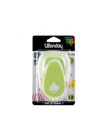 Perforateur wonday a levier feuille ï 76mm corps lastique avec reserve.