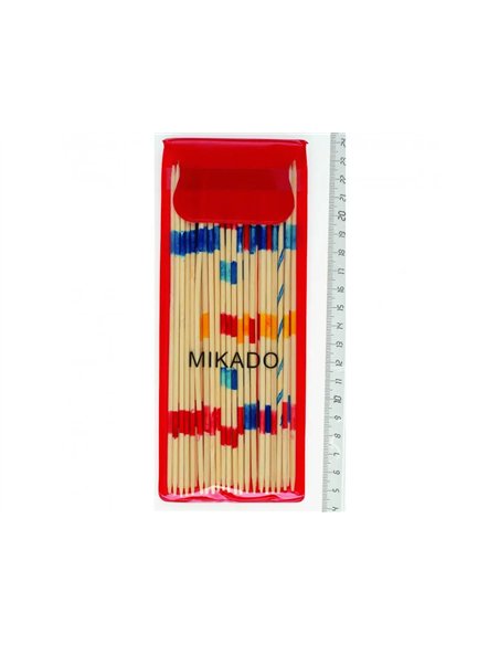 Jeu de societe traditionnel mikado en bois.