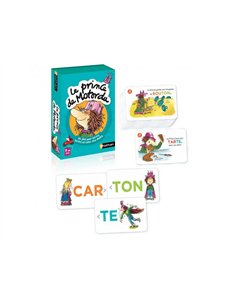 Francais natham le prince de motordu jeu de cartes assembler les syllabes 32 cartes syllabes 10 cartes.