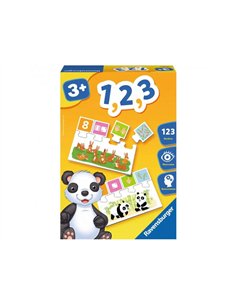 Jouer avec les chiffres ravensburger 1 2 3 apprentissage jusqu a 10 10 planches 40 pieces de puzzle.