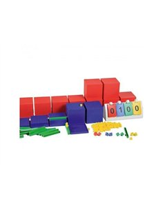 Base 10 wissner base 10 set ecole compter de 1 a 10 000 activites de manipulation 100 cubes 50 barres 30 plaques.