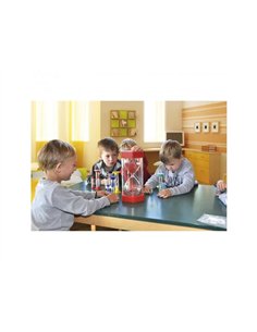 Mesure du temps eduplay sabliers couleur de sable et duree diffrente lot de 5 coloris assortis. 2