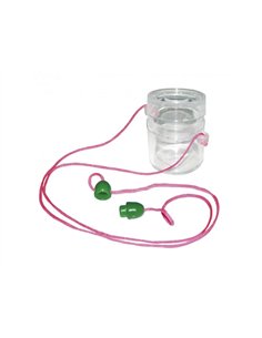 Materiel d observation eduplay boite loupe petit modele plastique ficelle et verrou de securite.