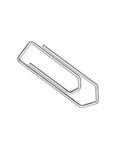 Trombone q-connect galvanisé 32mm boîte carton 100 unités.