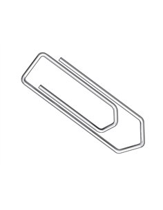 Trombone q-connect galvanisé 32mm boîte carton 1000 unités. 2