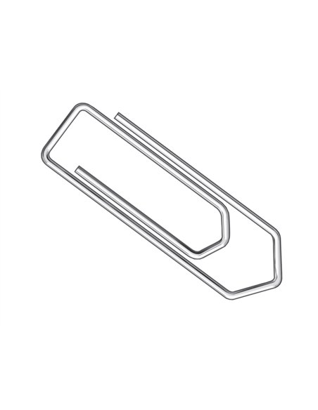 Trombone q-connect galvanisé 32mm boîte carton 1000 unités.