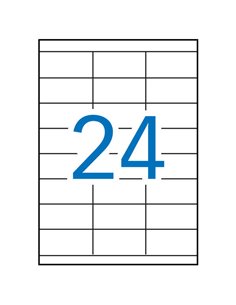 Étiquettes blanches permanentes Apli 70,0 x 35,0 mm, 500 feuilles