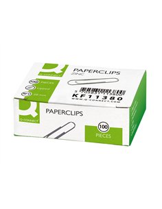 Trombone liderpapel zinc n 1 bout rond 20mm boite 100 unites. 2