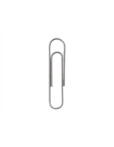 Trombone liderpapel zinc n 1 bout rond 20mm boite 100 unites.