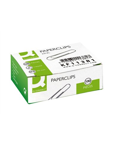 Trombone liderpapel zinc n 4 bout rond 50mm boite 100 unites.