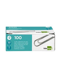 Trombone liderpapel zinc bout rond 33mm boîte 100 unités. 2