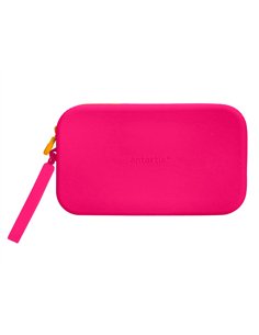 Fourre-tout antartik plat en silicone modele tropical dive 190x120x25mm coloris fuchsia.