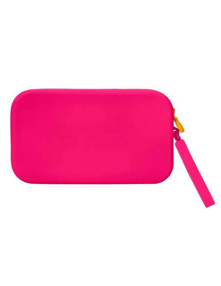 Fourre-tout antartik plat en silicone modele tropical dive 190x120x25mm coloris fuchsia.