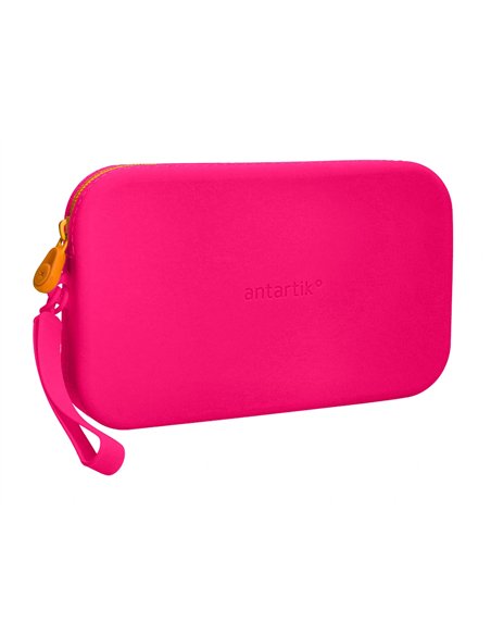 Fourre-tout antartik plat en silicone modele tropical dive 190x120x25mm coloris fuchsia.