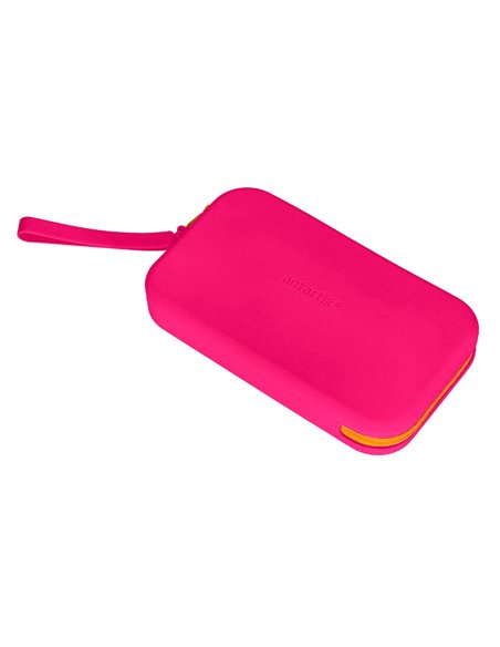 Fourre-tout antartik plat en silicone modele tropical dive 190x120x25mm coloris fuchsia.