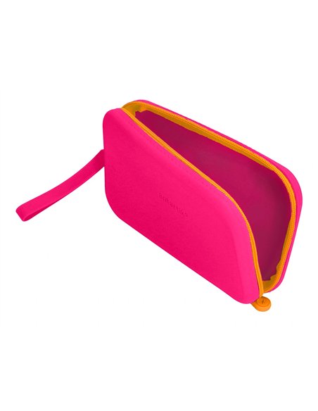 Fourre-tout antartik plat en silicone modele tropical dive 190x120x25mm coloris fuchsia.
