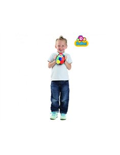 Balles d eveil ballos balle arlequin coloree toucher agreable souple 16 cm. 2