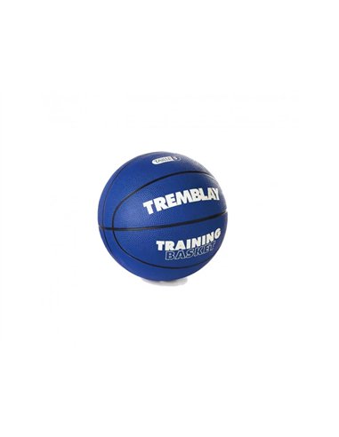 Ballon de basket caoutchouc tres resistant graine taille 5.