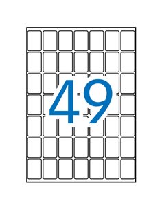 Étiquettes blanches Apli A5 19,0 x 27,0 mm, 15 feuilles