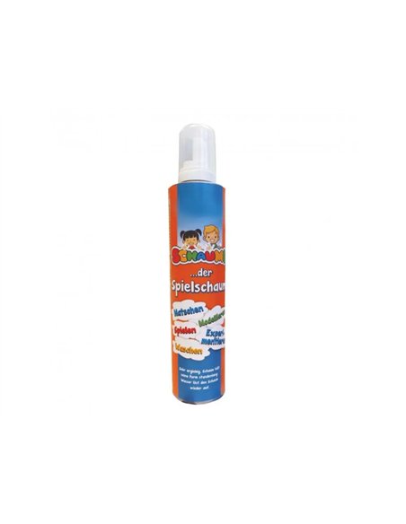 Mousse schaumi sensorielle pour modeler nettoyage a l'eauflacon 300ml.